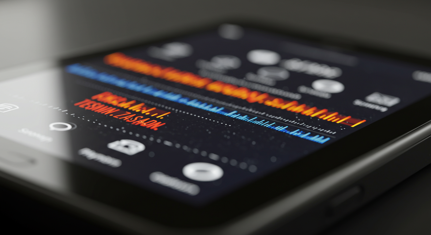 Handheld device touch screen